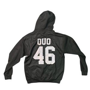 Number hoodie Sz Various black